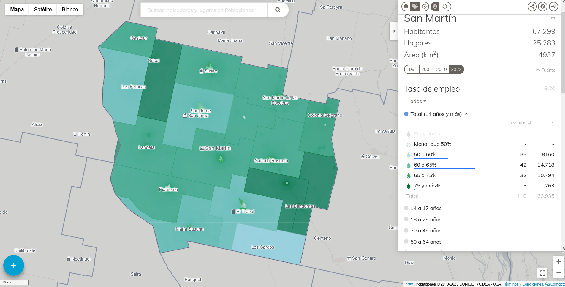 “Poblaciones”: una plataforma que permite construir mapas virtuales a ...